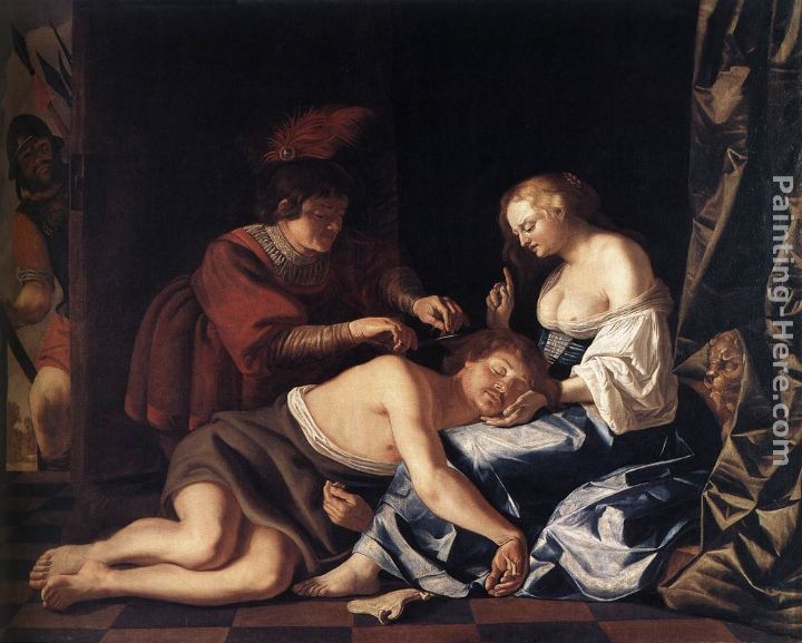 The Capture of Samson painting - Christiaen van Couwenbergh The Capture of Samson art painting